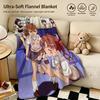 Anime A-A Certain Scientific Railgun-n Throw Warm Soft Flannel Blanket, Multi-use for Sofa Bed Camping Travel Nap