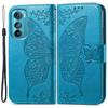 Flip Case for Motorola Edge 30, Butterfly, Blue