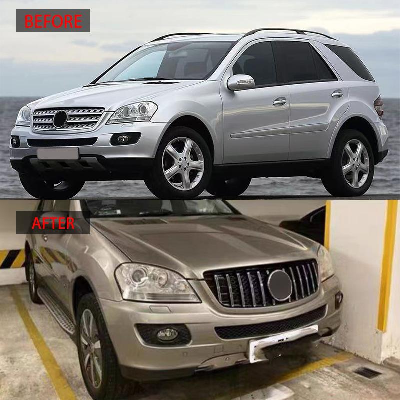 Front Grille Grill For Mercedes-Benz W164 ML Class ML320 ML350 ML450 ML500 2005 2006 2007 2008 Tuning Accessories Grills