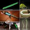 10M Luminous Rope 9 Strands 4mm Paracord Nylon 550 Tent Cord Outdoor Parachute Lanyard Camping Survival EDC Glow in The Dark