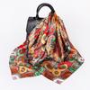 Lightweight Scarves, Shawls and Headscarves: 90 Large Handkerchiefs, Ladies’ Shawls, Cashew-coloured Faux Silk Scarves