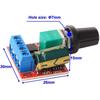 Controller de viteză PWM pentru mini motor DC 3 buc, modul comutator reglabil viteză DC 5V-35V 5A, regulator de tensiune variabilă 6V 12V 24V