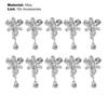 10Pcs Manicure Decorations Creative Shape Non-Fading Durable Excellent 3D Rhinestones Pendant Style Nail Art Jewelry Accessories