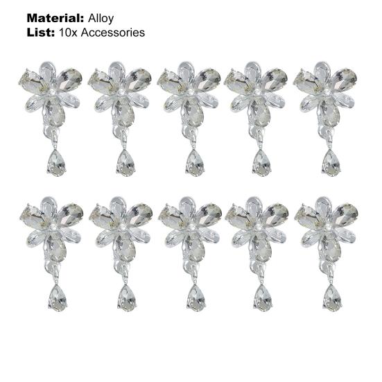 10Pcs Manicure Decorations Creative Shape Non-Fading Durable Excellent 3D Rhinestones Pendant Style Nail Art Jewelry Accessories