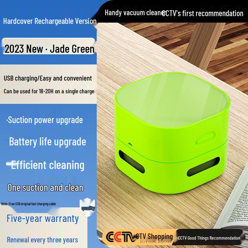 Rechargeable Desktop Vacuum Cleaner for Pencil Shavings - Large Suction, Mini Eraser for Students