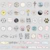 50 Inspirational Graffiti Text Stickers - Waterproof & Creative for Water Bottles, Luggage