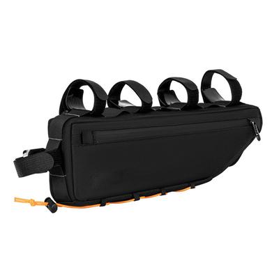 Bike Frame Storage Bag 3L Rainproof Top Tube Bag Adjustable Straps Mounting Mountain Bike Tool Organizer Black
