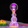 Colored LED Buddha Offering Lamp, Home Decoration, Temple, Prayer In Front of Buddha, Crystal Lotus Lamp, God of Wealth Lamp