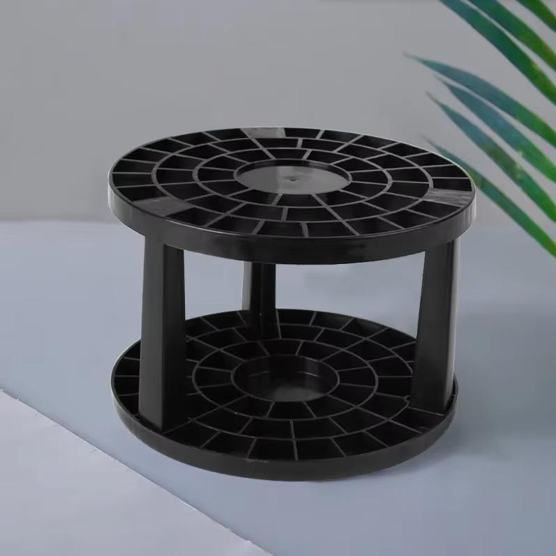 

Makeup Storage Round Brush Organizer Pencil Neutral Pen Holder Multi Hole Position Makeup Brush Small Shelf Classified Storage чёрный