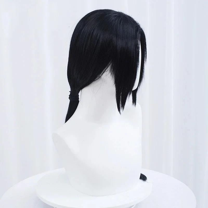 Anime Uchiha Itachi Cosplay Wig Itachi Uchiha Long Straight Black Heat Resistant Synthetic Hair Cosplay Wigs