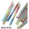 Portable 3 Colors In 1 Comboo Highlighter Pen Mild Colors Note Taking Fluorescent Marker Pen Soft Tip Marker Pens Set Study