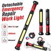 White Red Light Emergency Repair Work Light Detachable COB Long Bar Light  Repair, Camping Etc