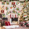 28PCS Christmas Decorations Welcome To The Christmas Decorations Party Supplies Christmas Party Decorations