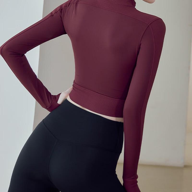 Women's Half-Zip Long Sleeve Yoga & Running Top