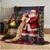 Christmas Plush Blanket Soft Comfortable All Seasons Perfect Sofa Office Naps Outdoor Travel Makes Great Gift