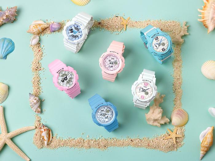 Casio Baby-G Women's Resin 100M Water Resistant Analog Shock Resistant Quartz Watch BA-110BE-7A