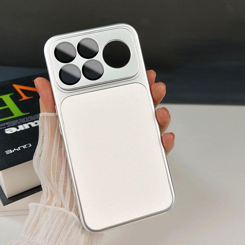 For Xiaomi Poco F9 Ultra Case Poco F8 Pro Cover f9 pro F8 Ultra Leather Case Luxury Lens Case Protect Matte leather Back Cover