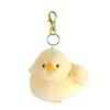 Sun Lemon Powa Biyori Keychain Chick Bag Charm Key Ring Fabric Bird 10x9.5x14cm Wool-Like P-1873
