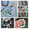 6 8 10 12 mm Frosted Blue River Amazonite matte beads natural stones Round loose beads for jewelry making bracelet necklace diy