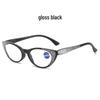 Cat Eye Rhinestone Anti-Blue Light Reading Glasses for Women - High-Definition, Stylish Design for Middle-Aged and Elderly