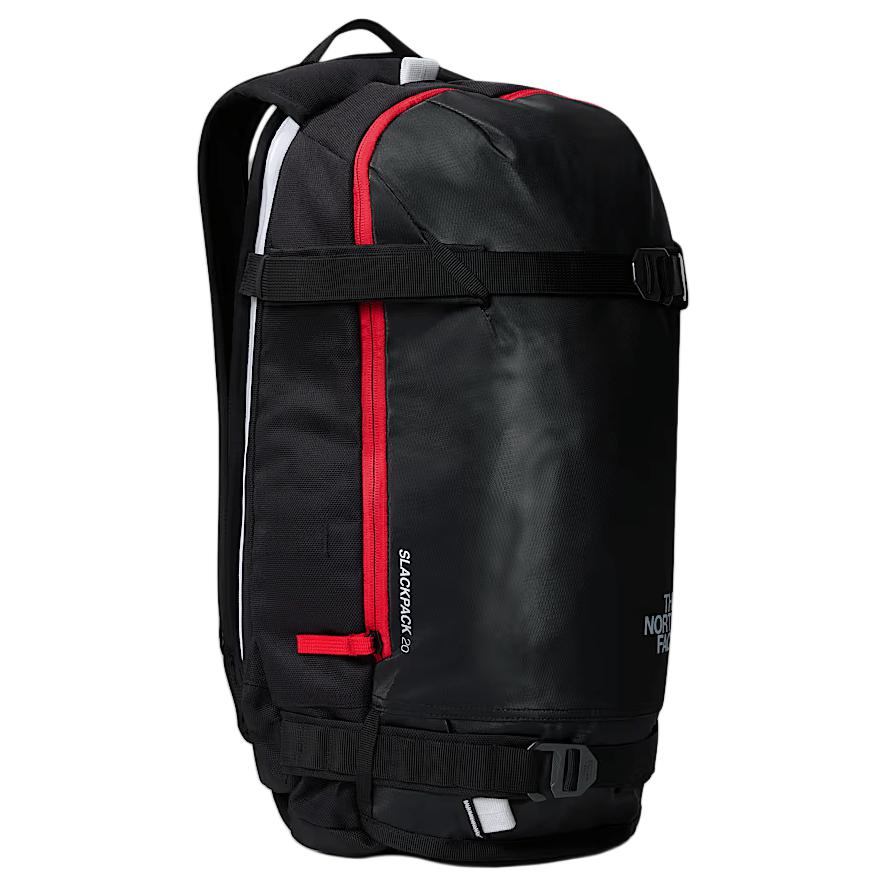 

The North Face Slackpack 20L Sports Casual Large Capacity Zipper Climbing Backpack Men Backpack Black Red NF0A3S99KX9 Black Red
