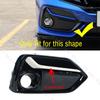 Front Rear Fog Lamp Light Trim Frame Shell Cover Lid Bezel For Honda Civic Hatchback