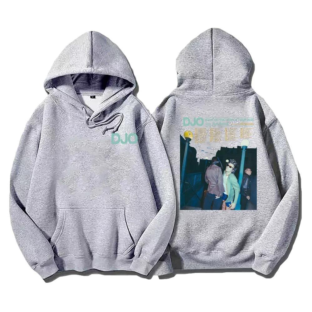 Joe Keery Djo Back on You Welttournee 2026 Lässiger Hoodie für Herren Harajuku Retro Y2K Mode Hoodie Y2k Kurze Ärmel Klassisch