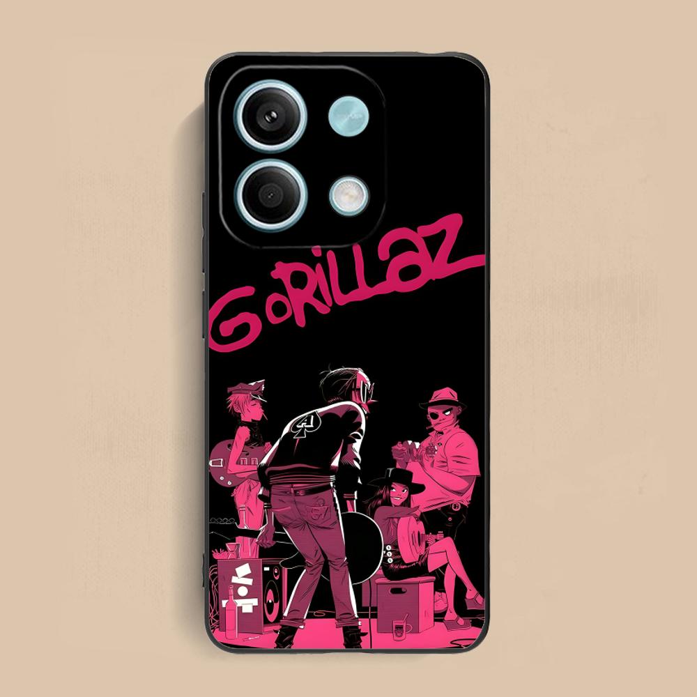 Mobile Gorillaz Phone Case for Xiaomi Redmi Note 14 13 12 11 A5 3 2 1 Pro Plus 4G 5G Colour Printing Pretty Cellphones Cover