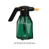 2L Electric Watering Can Foam Sprayer Handheld Portable Ergonomic Handle 14x27cm for Indoor Outdoor Plants Sturdy Labor Saving