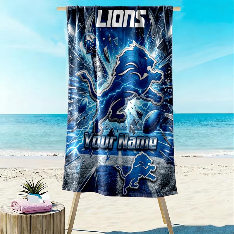 Raiders Pride Custom Name Text Personalized Beach Towel, Quick-drying, Easy to Care for, Suitable for Both Fitness and Beach Vacations,Sports Essentia