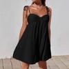 Summer Fashion Comfortable Solid Color Loose Strap Dress