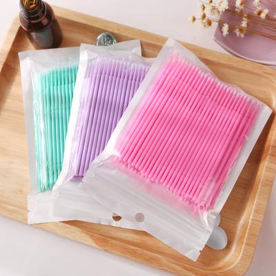 100 Pcs Disposable Micro Brush Mascara Wands Applicator Lash Removing Swab Microbrush Eyelash Extension Makeup Brushes Tools