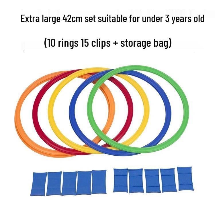 Children's Sensory Integration Hopscotch Rings - Outdoor Sports Toy for Kindergarten