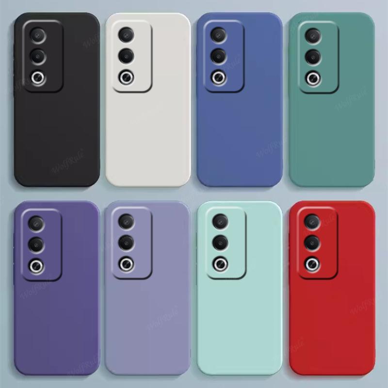 For Cover OPPO A80 5G Case OPPO A80 5G Capas Liquid Silicone Phone Back Bumper TPU Shockproof Soft Fundas OPPO A80 5G