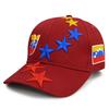 New Designed Venezuela Caps Gorras Cotton Twill Baseball Cap Embroidery 7 Stars Logo Venezuela Sports Cap Women Men Hats