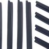 8pcs Car Door Edge Guards Set Auto Slim Bumper Strip Kit Trim Molding Protection Anti-rub Scratch