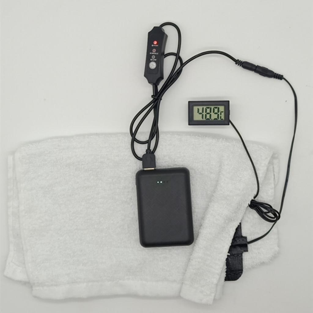 Pad 3 Level Adjustable Temperature Heater Resistant Small USB Tortoise Pets , 15x22cm