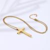3pcs Adjustable Chain Pendant Necklace Stainless Steel Necklaces For Christian Faith And Mindfulness