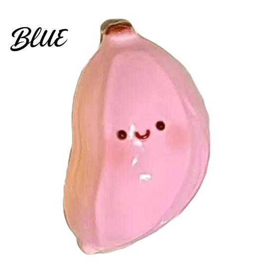 Banana Sensory Toy 1/2Pcs Cartoon Squeeze Stretchy Relaxation Focus Aid Smiling Anxiety Relief Fidget Portable Simulated Fruit Shape Stress
