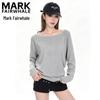 Mark Fairwhale Women's Off-Shoulder Long Sleeve T-Shirt