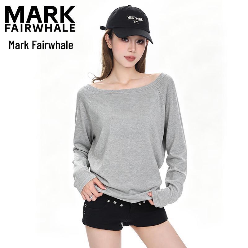 Mark Fairwhale Women's Off-Shoulder Long Sleeve T-Shirt