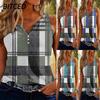 Women's Fashion Casual Sleeveless V Neck Blouses & Shirts International Design