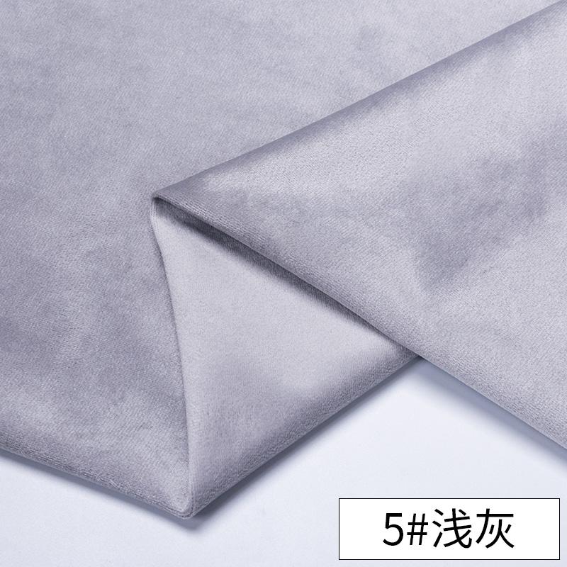Thickened Velvet Fabrics By the Half Meter With Design Glitters Sofa Chair Cover Sewing Fabric Soft Dark Black Blue White Green