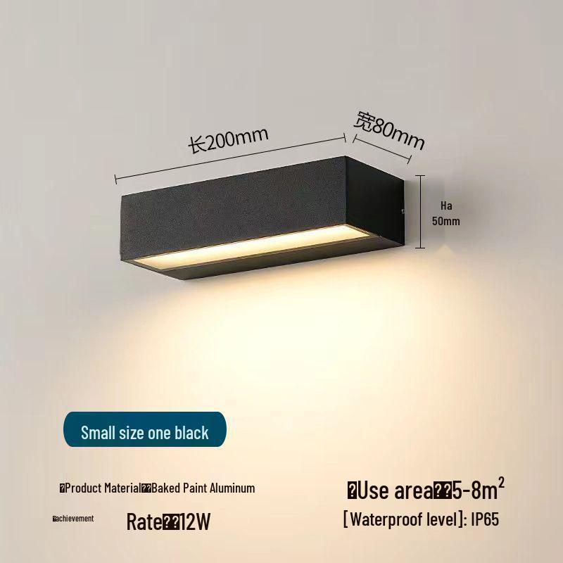 Waterproof Outdoor Wall Lamp for Homestay, Balcony, Terrace, and Shop Signs