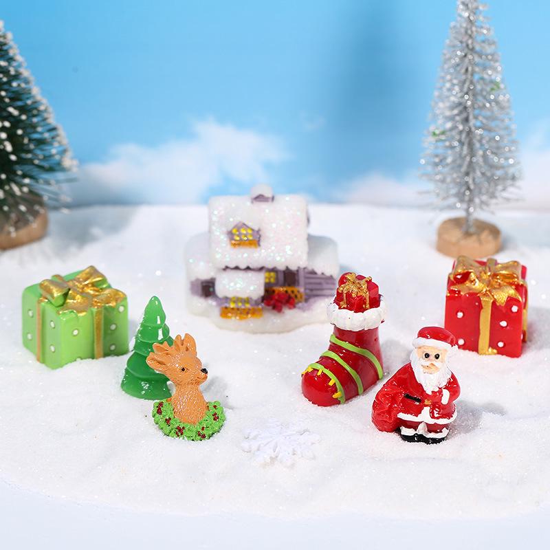 Creative Moss Christmas Ornaments: Micro Landscape Bottle & Tree Deco - Succulent DIY Scene Accessories