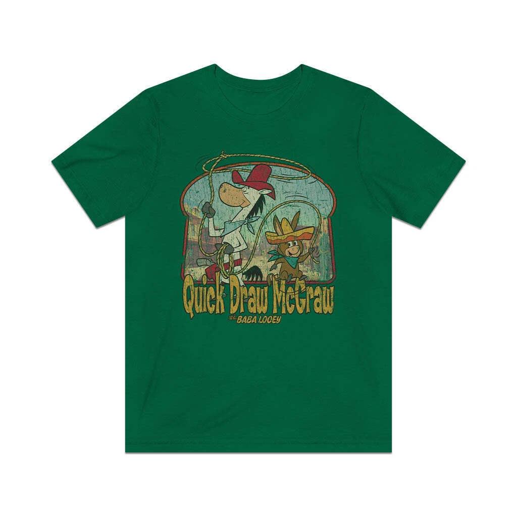 Quick Draw McGraw Roping Team 1959 Vintage Men s T shirt 4XL
