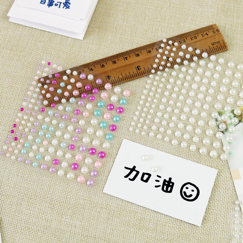 

165 шт полукруглые жемчужные украшения наклейки для DIY ремесел скрапбукинга лицо