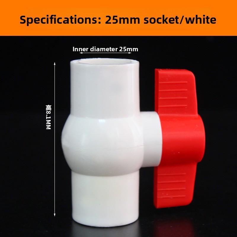 20~50mm Rura PVC Trójnik Kolanko Złączka Krzyżak Złącze Rury Wodnej do Nawadniania Ogrodu Akwarium Zawór Kulowy do Kontroli Wody