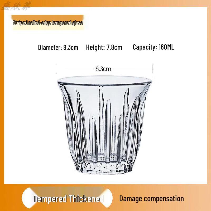 Qiwei Tempered Octagonal Beer & Shot Glass