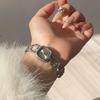 Light Luxury Woman Watches Minimalist Design Temperament Elegant Exquisite Square Hollow Bracelet Quartz Ladies Watch Gift